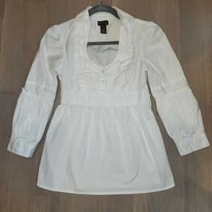 Anthropologie FEI sz 0 white top